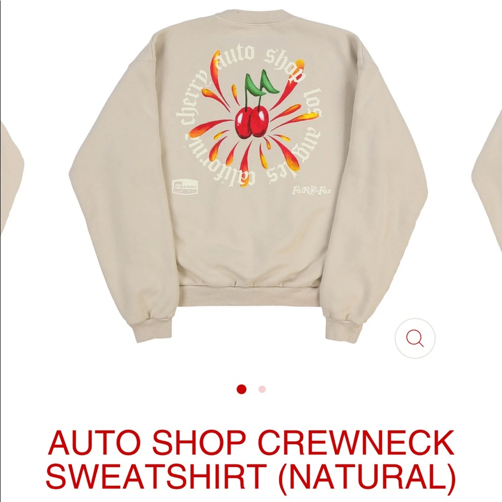 Cherry LA Auto Shop Crewneck